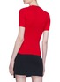 Back View - Click To Enlarge - ALEXANDER WANG - Snap button sleeve rib knit sweater