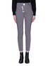 Main View - Click To Enlarge - ALEXANDER WANG - Zip cuff houndstooth pants