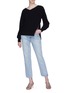 Figure View - Click To Enlarge - ALEXANDER WANG - Zip outseam sweater