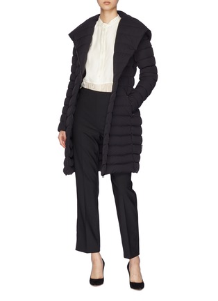 Figure View - Click To Enlarge - MONCLER - Hooded down puffer coat