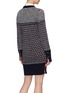 Back View - Click To Enlarge - THOM BROWNE  - Duck intarsia wool mohair sweater dress