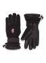 Main View - Click To Enlarge - MONCLER - Leather panel knit gloves