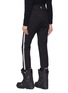 Back View - Click To Enlarge - MONCLER - Wavy stripe outseam twill ski pants