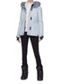Figure View - Click To Enlarge - MONCLER - 'Laplance' fox fur collar belted down jacket