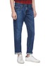 Front View - Click To Enlarge - J BRAND - 'Eli' raw cuff recycled selvedge jeans