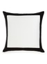 Main View - Click To Enlarge - FRETTE - Bold cushion cover – Milk/Black