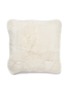 Main View - Click To Enlarge - FRETTE - Fox fur cushion cover – Blush Pink