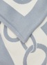 Detail View - Click To Enlarge - FRETTE - Chains throw – Dark Blue/Milk