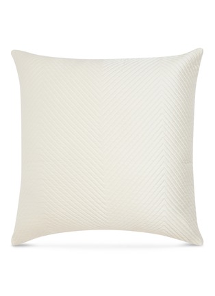 Main View - Click To Enlarge - FRETTE - Herringbone cushion cover – Milk