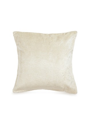Main View - Click To Enlarge - FRETTE - Shimmer cushion cover – Ivory/Gold