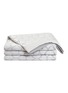 Main View - Click To Enlarge - FRETTE - Tile king size bedcover – Cliff Grey