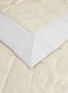 Detail View - Click To Enlarge - FRETTE - Quilted king size bedcover – Beige/Grey