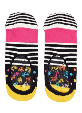 Main View - Click To Enlarge - HAPPY SOCKS - Stripes & Dots liner socks
