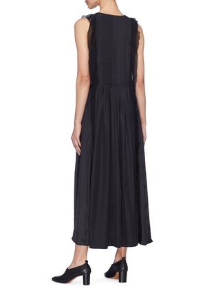 Back View - Click To Enlarge - 3.1 PHILLIP LIM - Ruffle trim pleated sleeveless dress