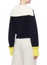 Back View - Click To Enlarge - 3.1 PHILLIP LIM - Sailor collar keyhole front sweater