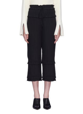 Main View - Click To Enlarge - 3.1 PHILLIP LIM - Ruffle trim pleated culottes