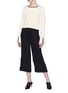 Figure View - Click To Enlarge - 3.1 PHILLIP LIM - Ruffle trim pleated culottes