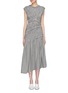 Main View - Click To Enlarge - 3.1 PHILLIP LIM - Cutout back ruffle smocked gingham check dress