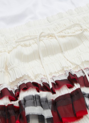 Detail View - Click To Enlarge - 3.1 PHILLIP LIM - Colourblock pleated tiered T-shirt dress