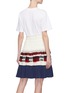 Back View - Click To Enlarge - 3.1 PHILLIP LIM - Colourblock pleated tiered T-shirt dress