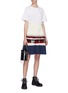 Figure View - Click To Enlarge - 3.1 PHILLIP LIM - Colourblock pleated tiered T-shirt dress