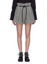 Main View - Click To Enlarge - 3.1 PHILLIP LIM - Belted houndstooth check plaid paperbag shorts
