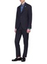 LARDINI - 'Easy Wear' packable houndstooth suit