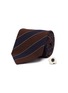 Main View - Click To Enlarge - LARDINI - Stripe wool-cotton twill tie