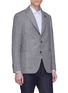 Front View - Click To Enlarge - LARDINI - Wool soft blazer