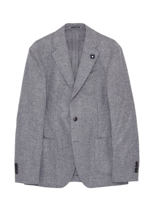 Main View - Click To Enlarge - LARDINI - Wool soft blazer
