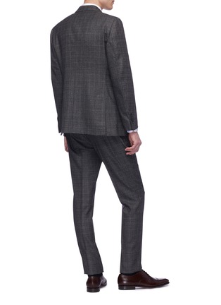 Back View - Click To Enlarge - LARDINI - Check wool suit