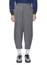 Main View - Click To Enlarge - 10410 - Pintucked wool gabardine cropped wide leg pants