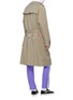 Back View - Click To Enlarge - DOUBLET - Mix keyring belted twill trench coat