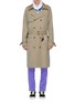 Main View - Click To Enlarge - DOUBLET - Mix keyring belted twill trench coat