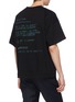 Back View - Click To Enlarge - DOUBLET - '404' sequin embroidered T-shirt