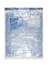  - DOUBLET - 'Freezer Bag Package' laminated panel stripe shirt