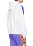 Back View - Click To Enlarge - DOUBLET - 'Italia' print colourblock hoodie