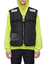 Main View - Click To Enlarge - DOUBLET - 'Instructions' print reversible down puffer vest