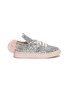 Main View - Click To Enlarge - MINNA PARIKKA - 'Tail Sneaks Mini' bunny pompom glitter kids sneakers