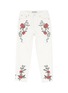 Main View - Click To Enlarge - TOPSHOP - 'Mom' rose embroidered jeans