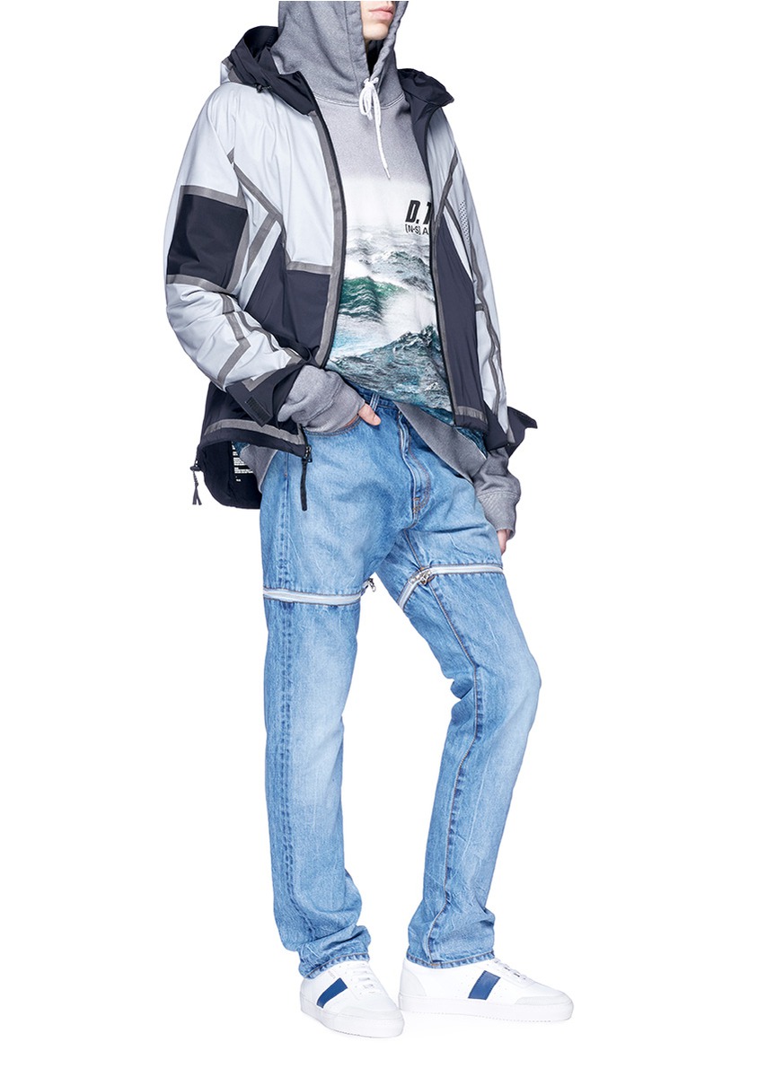 D.TT.K 海浪油画连帽卫衣