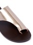 Detail View - Click To Enlarge - ATP ATELIER - 'Rosa' metallic leather slide sandals