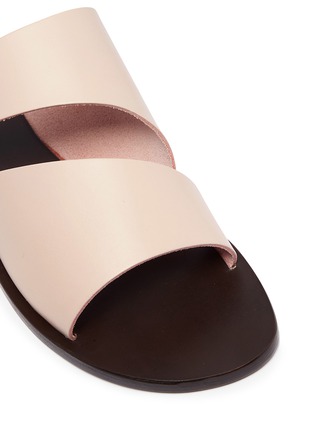Detail View - Click To Enlarge - ATP ATELIER - 'Lis' leather slide sandals