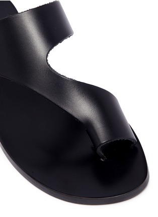 Detail View - Click To Enlarge - ATP ATELIER - 'Roma' leather slide sandals