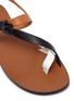 Detail View - Click To Enlarge - ATP ATELIER - 'Arona' colourblock leather sandals