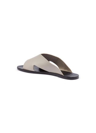 Detail View - Click To Enlarge - ATP ATELIER - 'Belvi' leather slide sandals