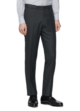 Front View - Click To Enlarge - TOMORROWLAND - Slim fit wool twill pants
