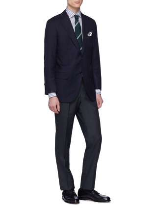 Figure View - Click To Enlarge - TOMORROWLAND - Slim fit wool twill pants