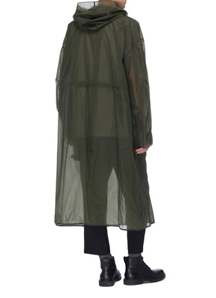 Back View - Click To Enlarge - OAMC - Sheer hooded parka