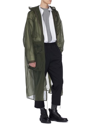 Figure View - Click To Enlarge - OAMC - Sheer hooded parka